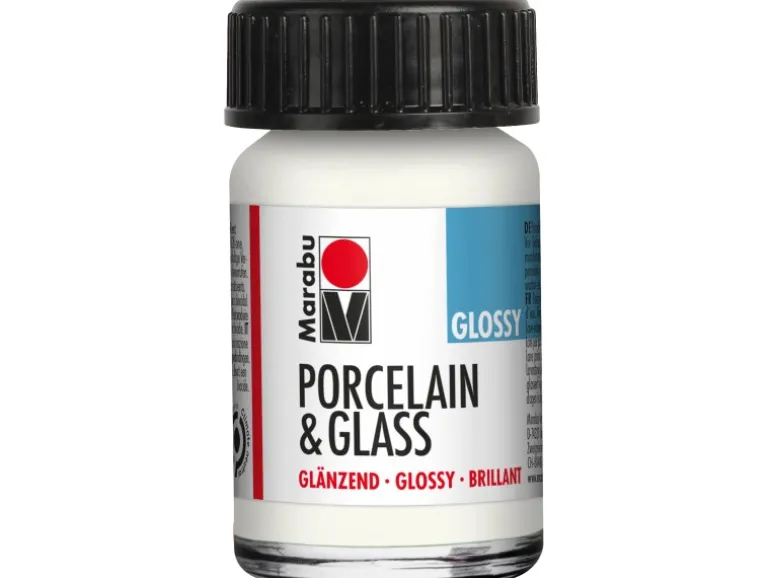 Marabu Porcelain & Glass Glossy 15 ml Weiß
