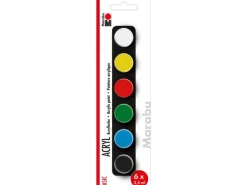 Marabu Acrylfarben-Set Basic 6 x 35 ml