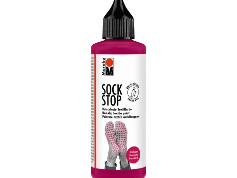 Marabu Anti-Rutsch-Farbe Sock Stop 90 ml Himbeere