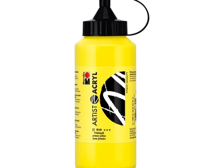 Marabu Artist Acryl 500 ml Primärgelb