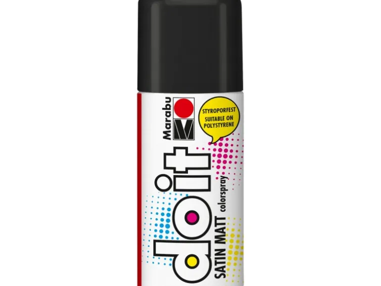 Marabu Colorspray Do It Satin Matt 150 ml Schwarz