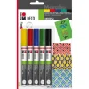 Marabu Deco Painter Acrylmalstifte 5er-Set Miene 2-4 mm
