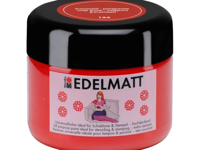Marabu Edelmatt deckend 225 ml Granatapfel