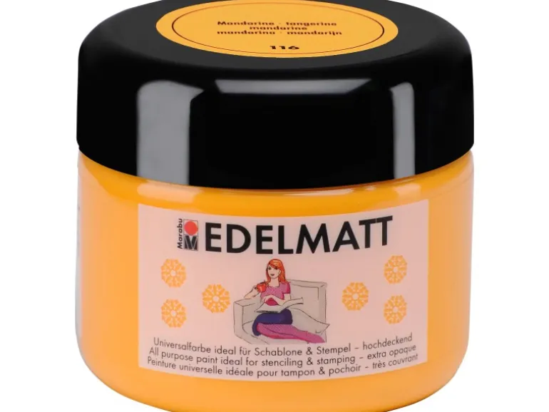 Marabu Edelmatt deckend 225 ml Mandarine