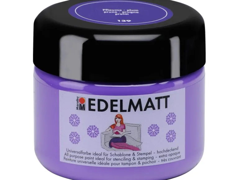 Marabu Edelmatt deckend 225 ml Pflaume