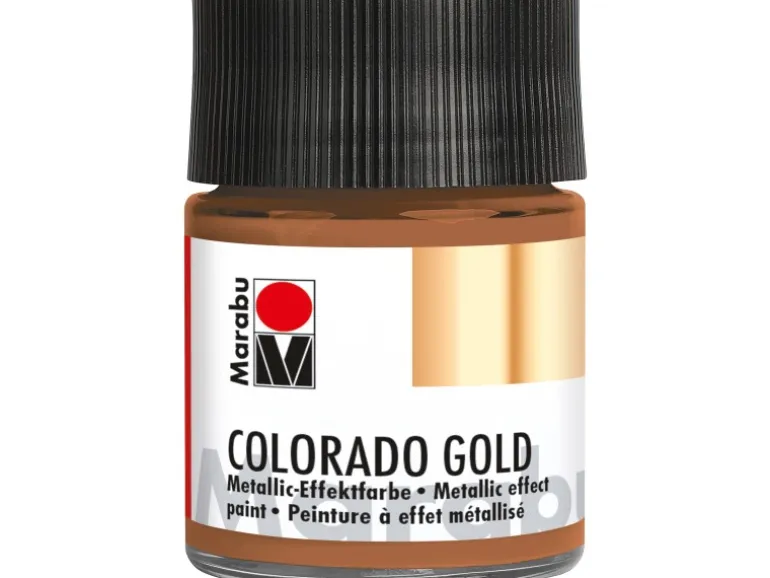 Marabu Metallic-Effektfarbe Colorado Gold 50 ml Antik Kupfer
