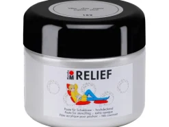 Marabu Relief Paste hochdeckend 225 ml Silber