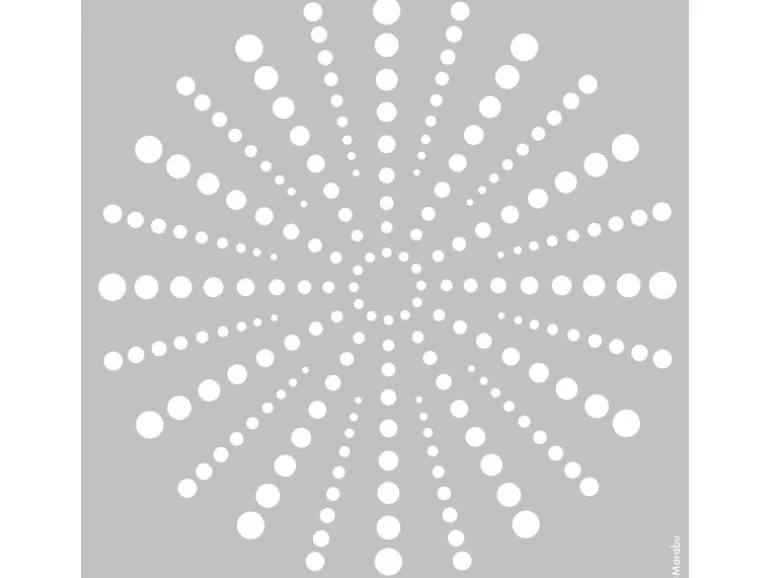 Marabu Schablone 33 x 33 cm Dots