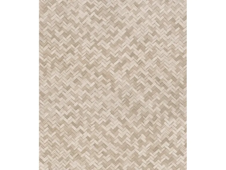 Marburg Vliestapete Botanica Struktur Fischgrätenmuster Hellbeige FSC®