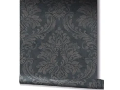 Marburg Vliestapete GZSZ Ornament 10,05 m x 0,53 m Schwarz FSC®