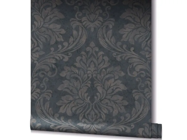 Marburg Vliestapete GZSZ Ornament 10,05 m x 0,53 m Schwarz FSC®