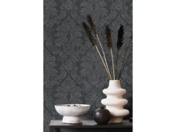 Marburg Vliestapete GZSZ Ornament 10,05 m x 0,53 m Schwarz FSC®