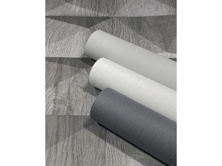 Marburg Vliestapete GZSZ Textiloptik Uni 10,05 m x 0,53 m Grau FSC®
