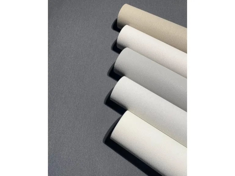 Marburg Vliestapete GZSZ Textiloptik Uni 10,05 m x 0,53 m Grau FSC®