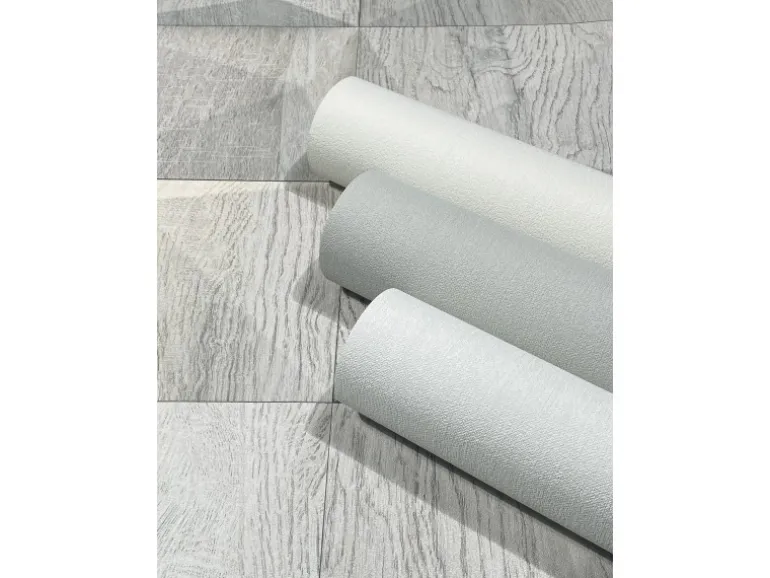 Marburg Vliestapete GZSZ Textiloptik Uni 10,05 m x 0,53 m Grau FSC®