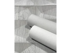 Marburg Vliestapete GZSZ Textiloptik Uni 10,05 m x 0,53 m Grau FSC®