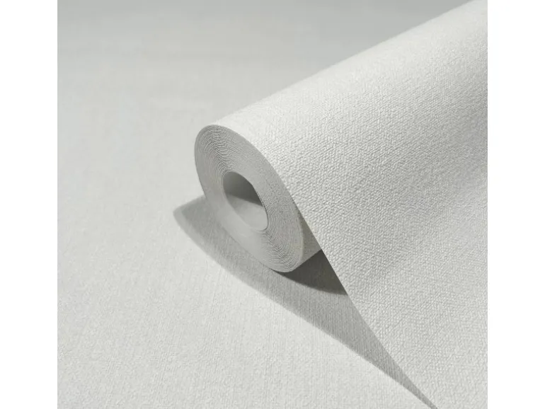 Marburg Vliestapete GZSZ Textiloptik Uni 10,05 m x 0,53 m Grau FSC®