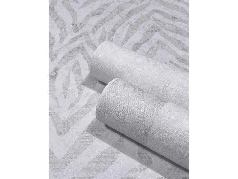 Marburg Vliestapete GZSZ Zebra-Look Streifen 10,05 m x 0,53 m Weiß FSC®
