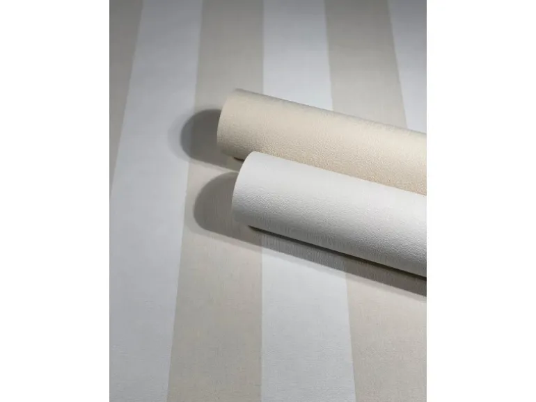 Marburg Vliestapete Hailey Nov Streifen Weiß-Beige FSC®