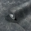 Marburg Vliestapete in Leicht Glänzender Betonoptik Uni Schwarz-Silber FSC®