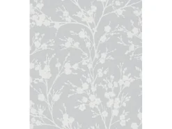 Marburg Vliestapete Ivy Nov Floral Grau-Weiß FSC®