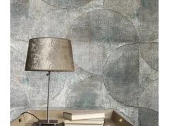 Marburg Vliestapete Vintage Deluxe geometrische Struktur Grau-Anthrazit FSC®