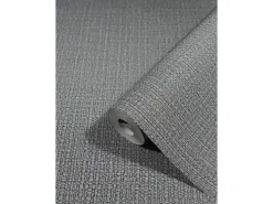Marburg Vliestapete Vintage Deluxe Struktur Flechtmuster Anthrazit-Silber FSC®