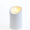 Marelida LED Kerze Für Außen Balkon Terrasse Garten 3D Flamme Flackernd Timer H 12,5cm