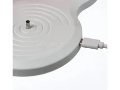 Marelida LED Kerzenset LISA Rustik Optik Echtwachskerzen Wiederaufladbar Grau 3er Set