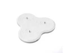 Marelida LED Kerzenset LISA Rustik Optik Echtwachskerzen Wiederaufladbar Creme 3er Set