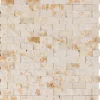 Marmormosaikmatte Sunny Beige Brick 32 cm x 32 cm