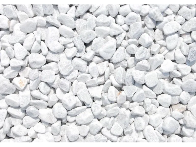 Marmorzierkiesel Carrara Weiß 16 - 25 mm 10 kg PE-Sack