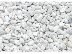 Marmorzierkiesel Carrara Weiß 16 - 25 mm 10 kg PE-Sack