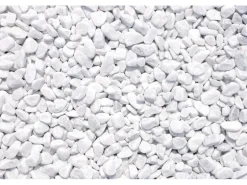 Marmorzierkiesel Carrara Weiß 12 -16 mm 25 kg PE-Sack