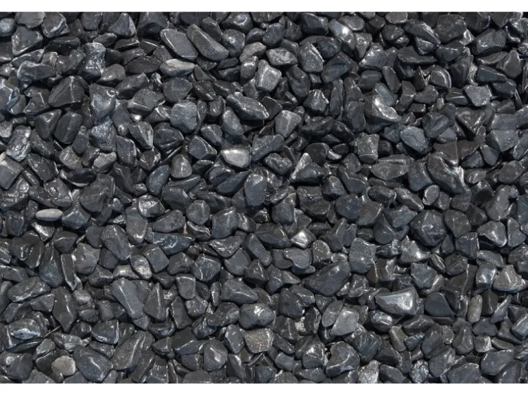 Marmorzierkiesel Ebano-Schwarz 7 - 15 mm 1000 kg Big-Bag
