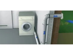 Mauerlüfter mit Anschlussstutzen System 100