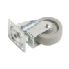 Möbel-Lenkrolle mit Platte und Softrad Ø 45 mm 40 kg