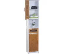 MCW Badset A85 Hochschrank Waschbeckenunterschank Kommode