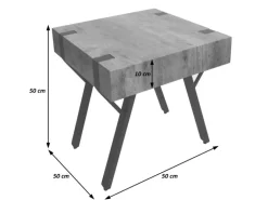 MCW Beistelltisch L54 Dunkle Wildeiche