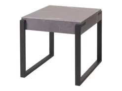 MCW Beistelltisch L53 Marmor-Optik Grau