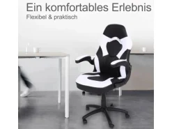 MCW Bürostuhl K13 Schwarz-Weiß