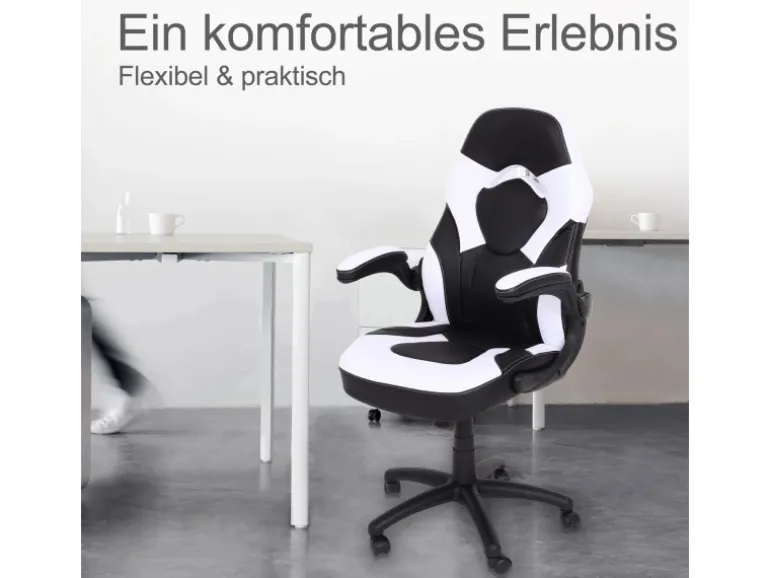 MCW Bürostuhl K13 Schwarz-Weiß