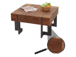 MCW Couchtisch A15 Braun 70x70cm
