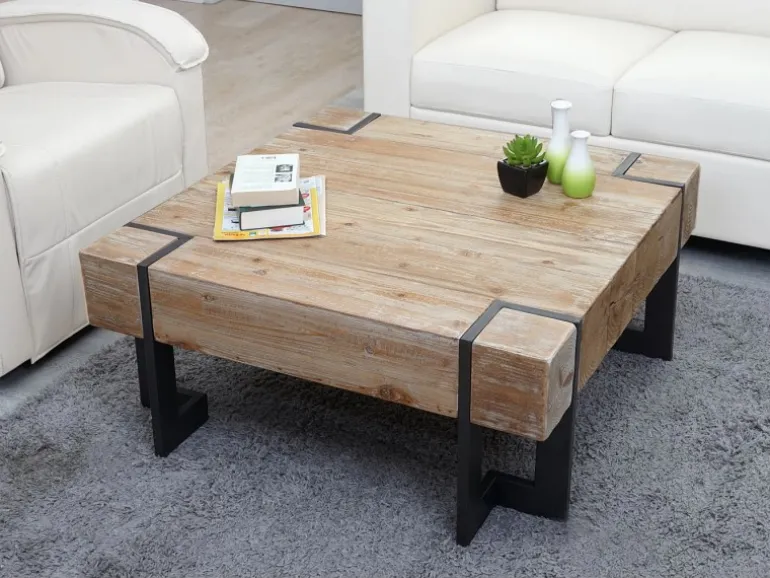 MCW Couchtisch A15 Naturfarben 70x70cm