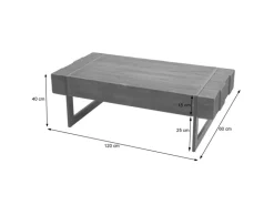 MCW Couchtisch A15a Naturfarben