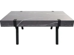 MCW Couchtisch L54 Marmor-Optik Grau
