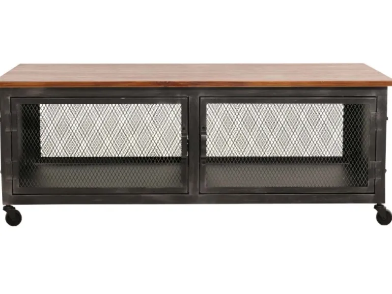 MCW Couchtisch N28 Schwarz Braun