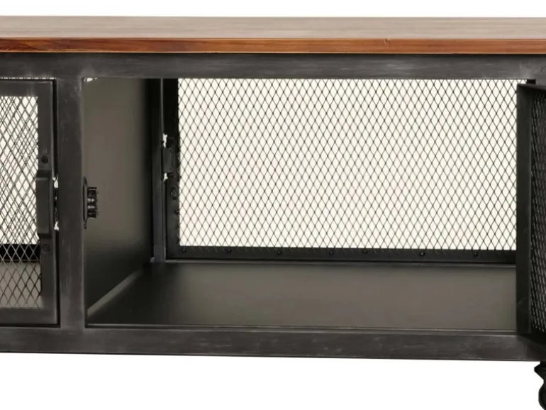 MCW Couchtisch N28 Schwarz Braun