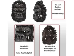 MCW Deko Schädel H41 Gorillakopf 34cm