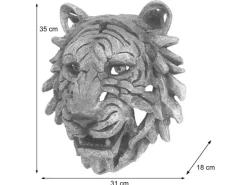 MCW Deko Schädel H41 Tigerkopf 35cm